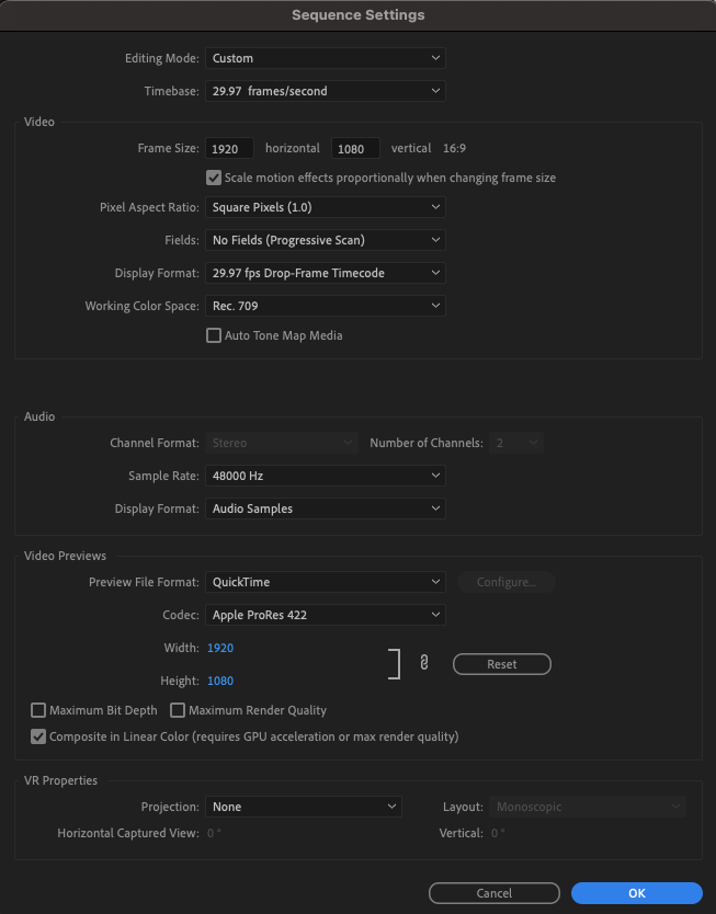 Solved Multichannel Audio Sequence Setting Greyed Out Adobe